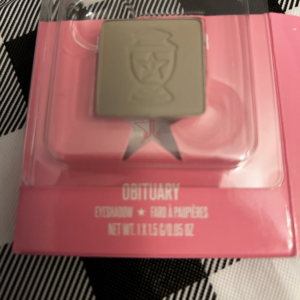 Obituary Eyeshadow Single by Jeffree Star Grey/Beige Shade - New in Box